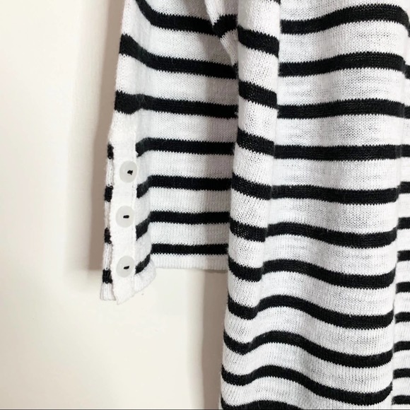 J. JILL Nautical Stripe Linen Blend Top - Picture 3 of 8